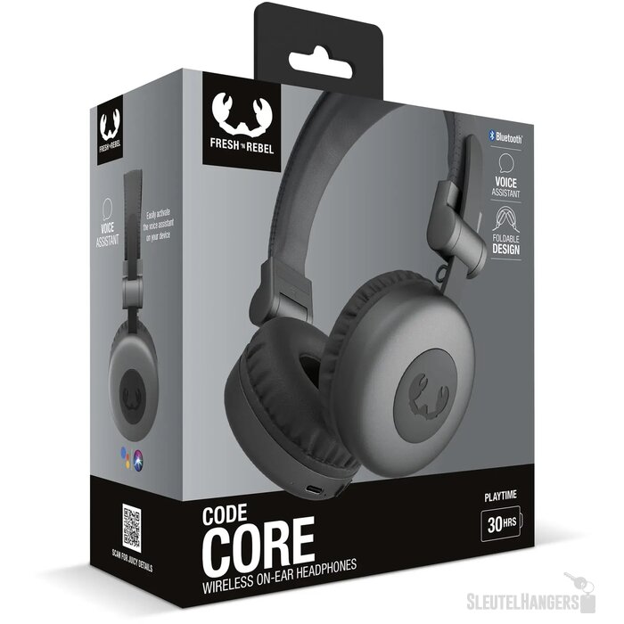 Fresh 'n Rebel Code Core Koptelefoon Donkergrijs