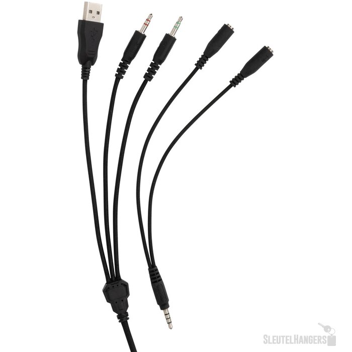 RGB-gamingheadset Zwart