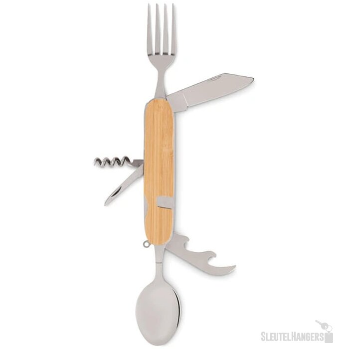 Multifunctionele bestekset Subete hout