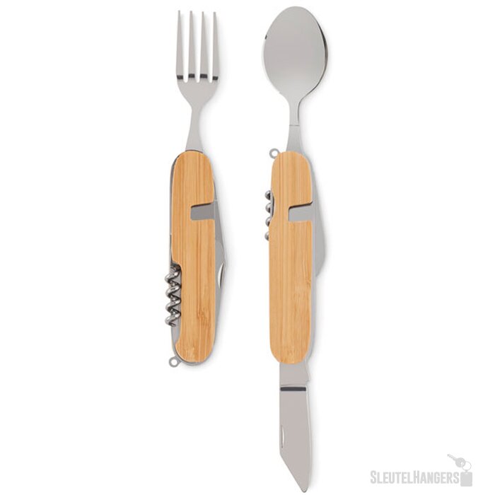 Multifunctionele bestekset Bruin