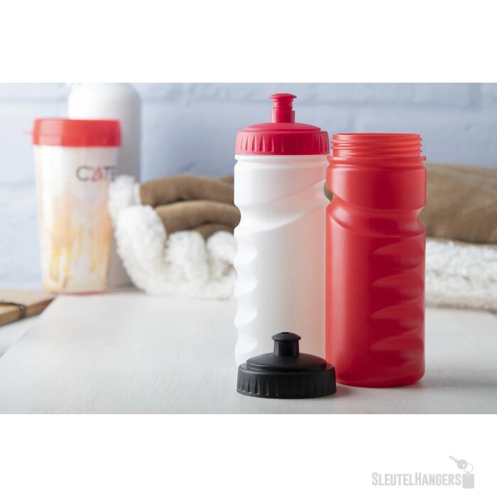 Goedkope bidon (500 ml) Rood