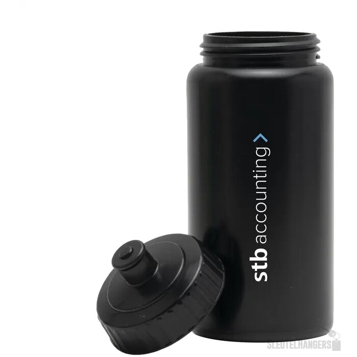 Sugarcane Bio Bidon (500 ml) Zwart/Zwart