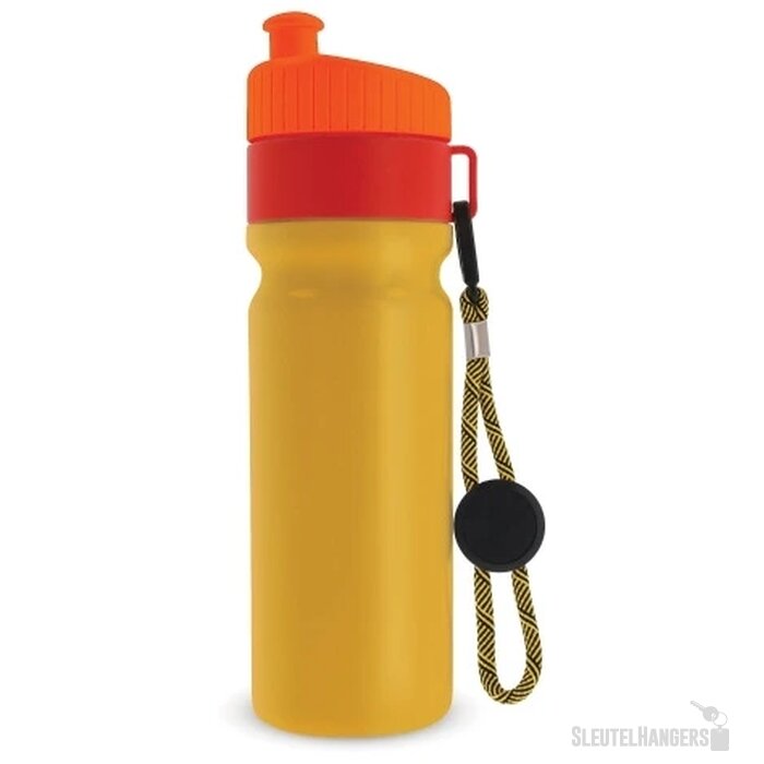 Bidon met koord Veelkleurig