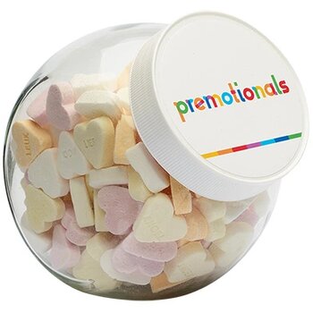 Glazen snoeppot met snoep (870 ml) Transparant Glazen snoeppot met snoep (870 ml) Transparant