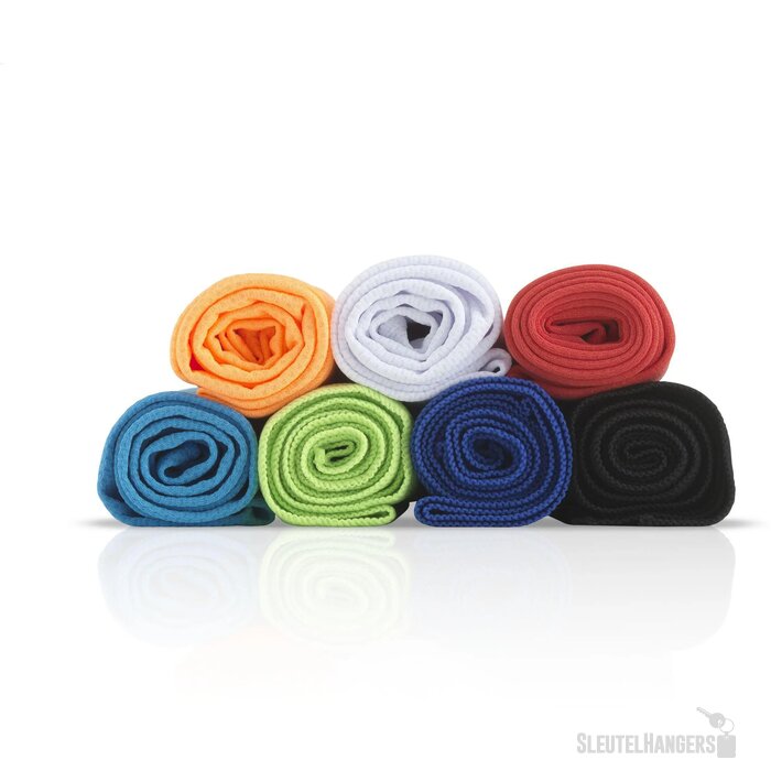 Koelhanddoek in transparante koker