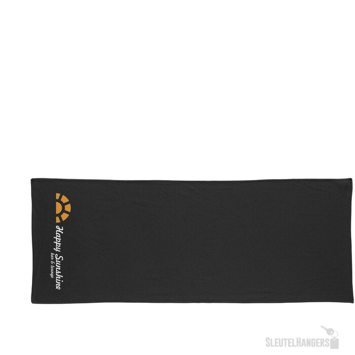Verkoelende sporthanddoek Zwart