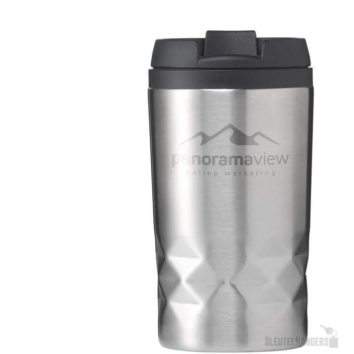 Graphic Mini Mug Rcs Recycled Steel 250 Ml Thermosbeker Zilver