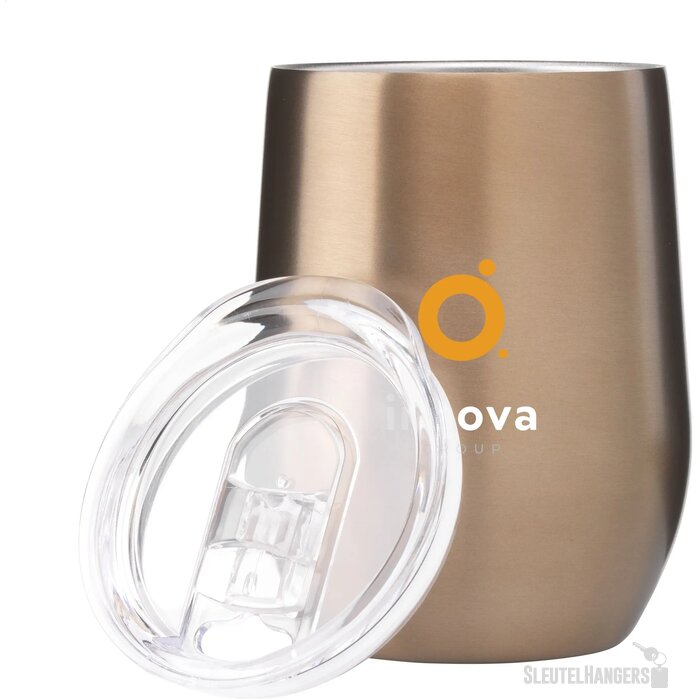 Gerecyclede Rvs Thermosbeker (350 Ml) Bruin