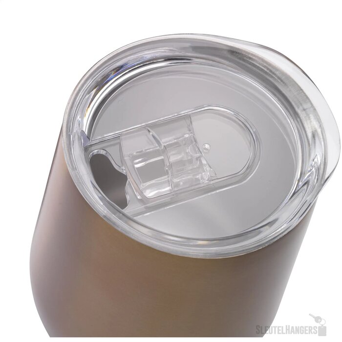 Gerecyclede Rvs Thermosbeker (350 Ml) Bruin