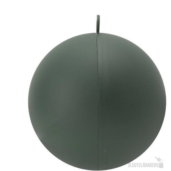 Gerecycled kunststof kerstbal (Ø 7 cm) Groen