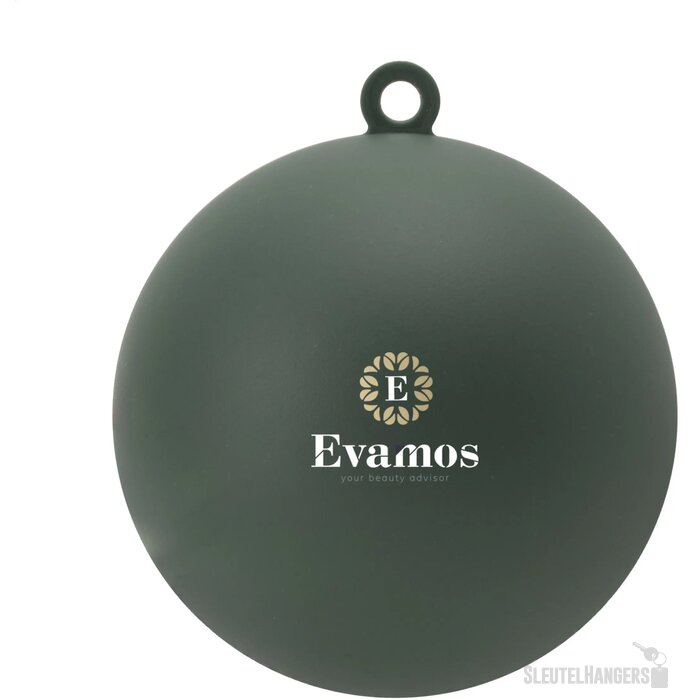 Gerecycled kunststof kerstbal (Ø 7 cm) Groen