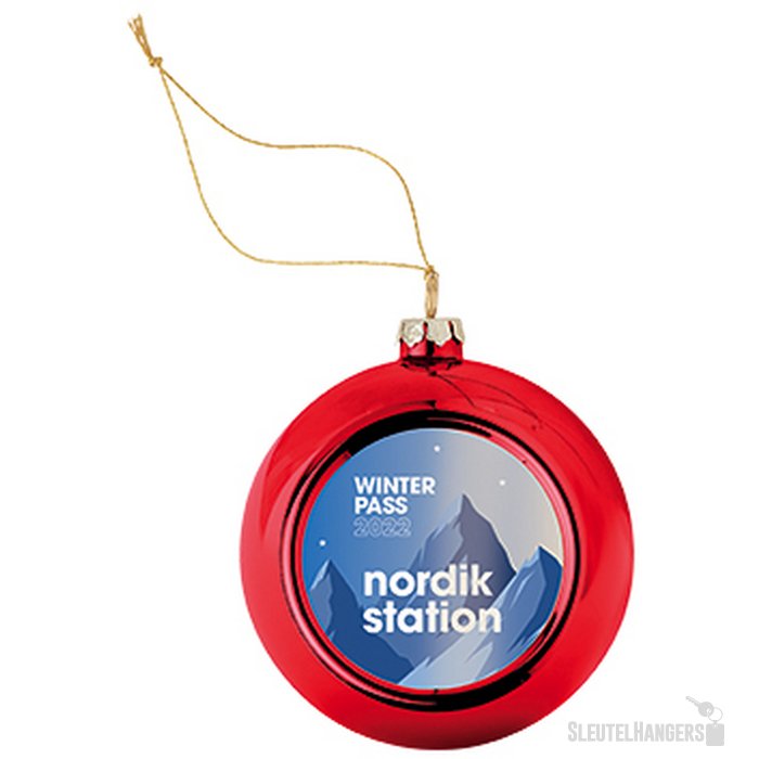 Sublimatie kerstbal (Ø 6 cm) Rood