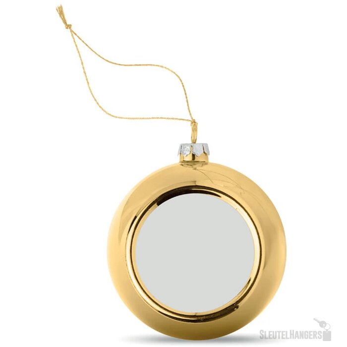 Sublimatie kerstbal (Ø 6 cm) Goud