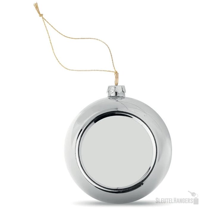 Sublimatie kerstbal (Ø 6 cm) Zilver