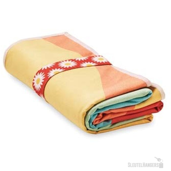 Full colour strandlaken met elastiek