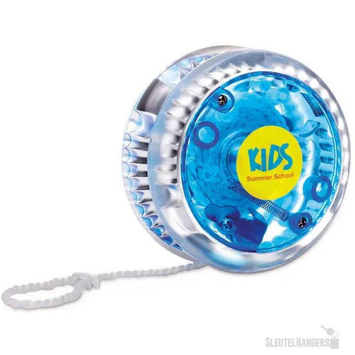 Lichtgevende jojo met LED Blauw