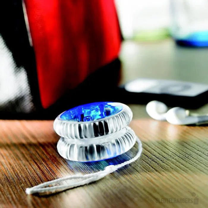 Lichtgevende jojo met LED Blauw