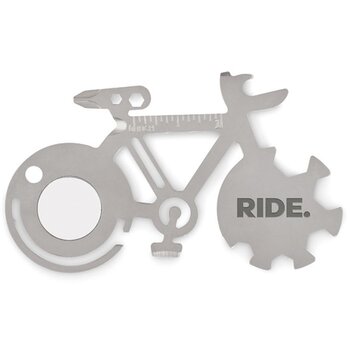 Multi-tool in fiets-vorm Zilver