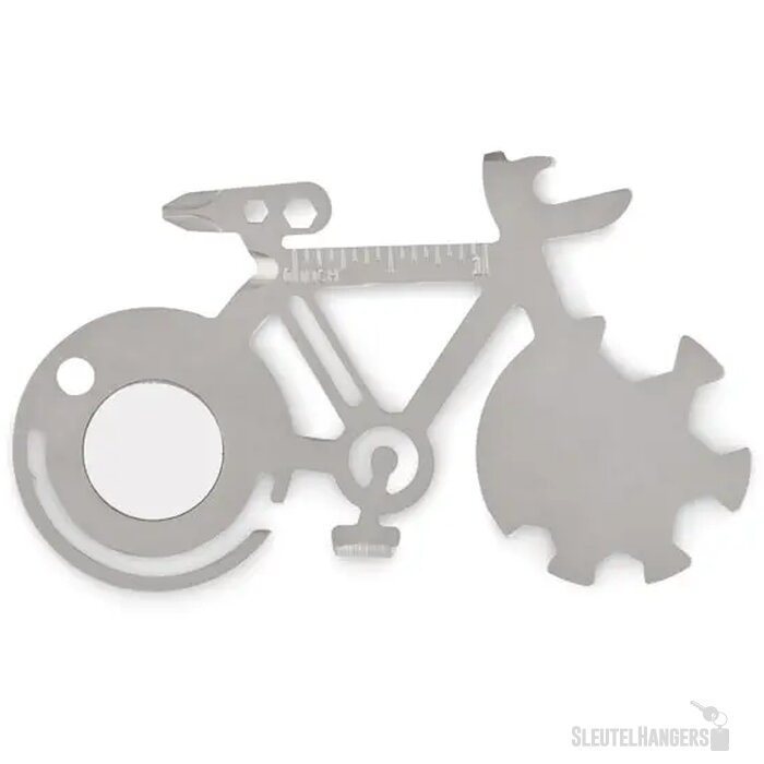 Multi-tool in fiets-vorm Zilver