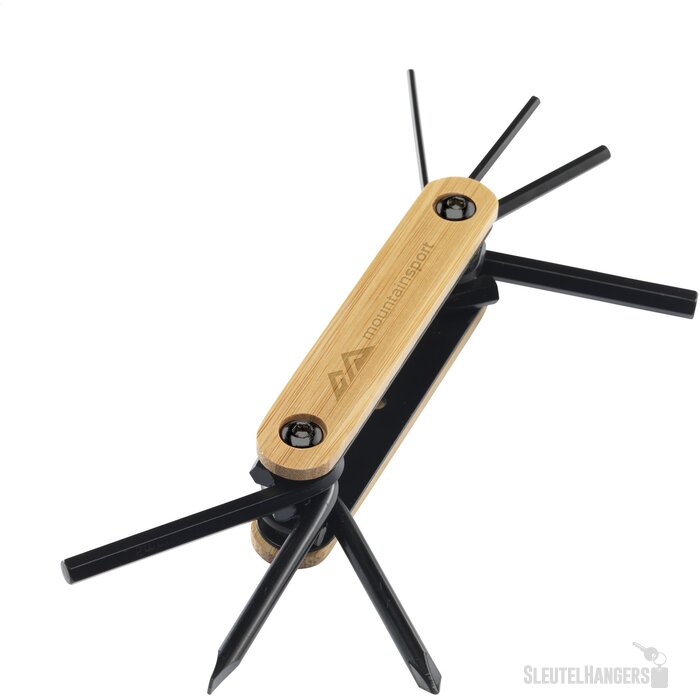 Fiets multitool met 5 inbussleutels Bruin