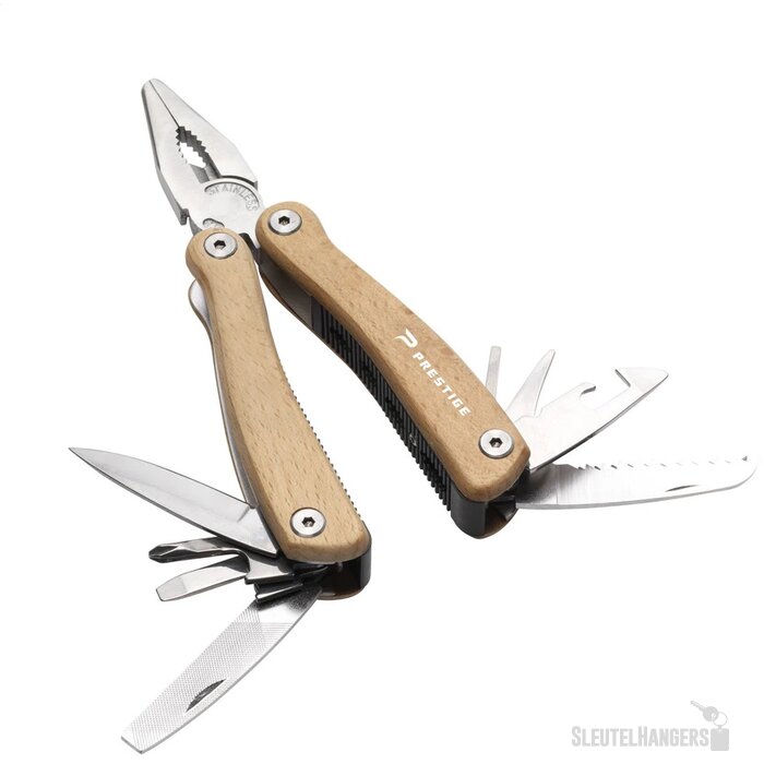 RVS multitang met 11 functies Zwart/Bruin