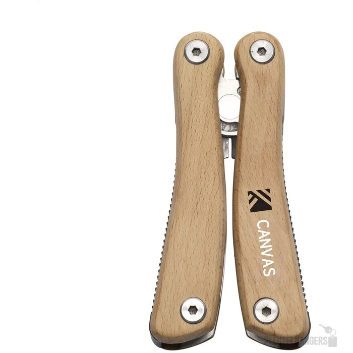 RVS multitang met 11 functies Zwart/Bruin