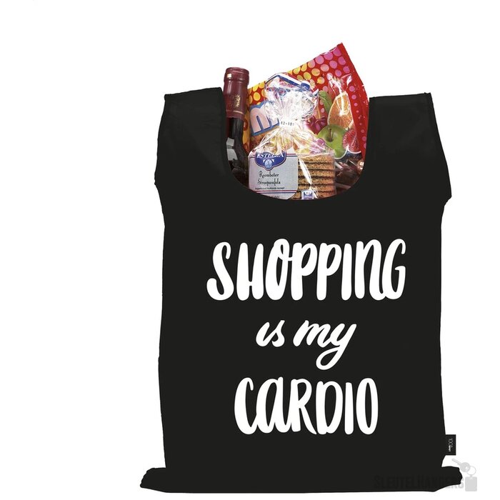 Shop Easy Rpet Opvouwbare Winkeltas Zwart