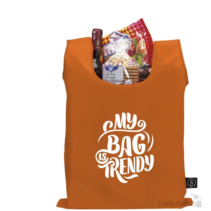 Shop Easy Rpet Opvouwbare Winkeltas Oranje