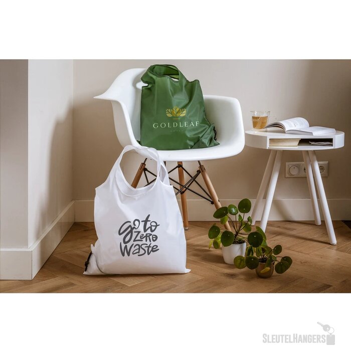 Strawberry Rpet Opvouwbare Tas Groen