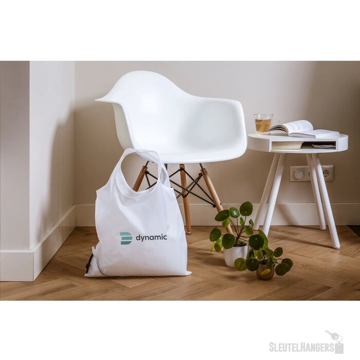 Strawberry Rpet Opvouwbare Tas Wit