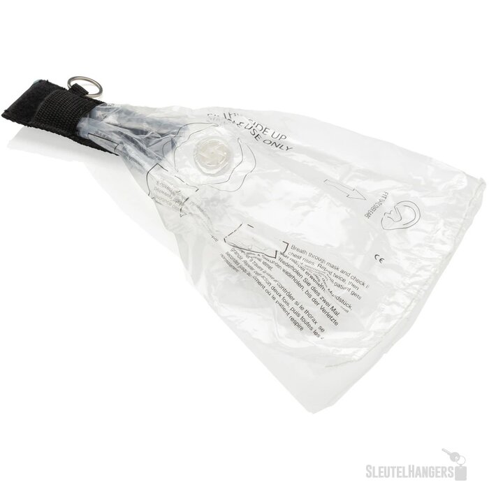 Eerste hulp beademingsmasker Zwart