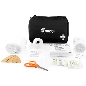 EHBO set in brievenbusformaat Zwart