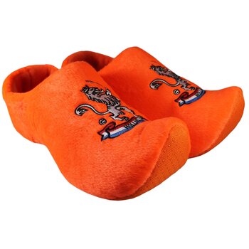 Klompsloffen oranje leeuw Oranje Klompsloffen oranje leeuw Oranje