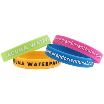 Siliconen armbandjes met relief Siliconen armbandjes met relief