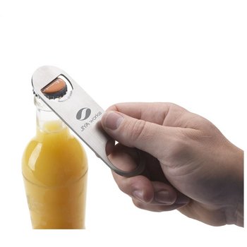 Crowntop metalen flesopener Zilver