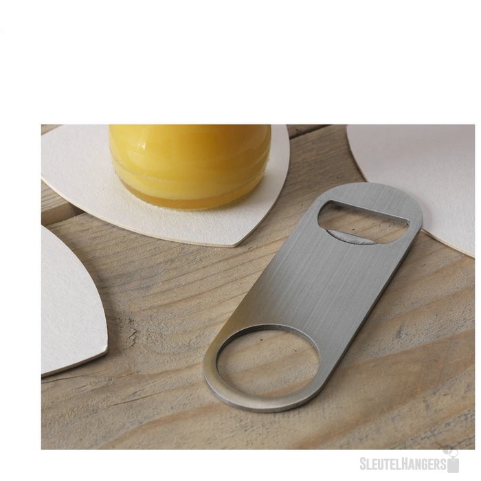 Crowntop metalen flesopener Zilver