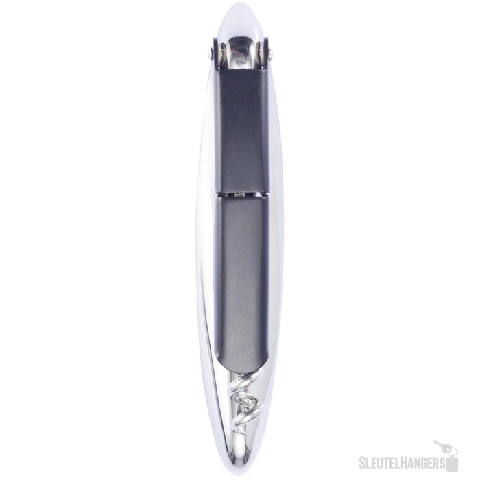 Eon tweetraps kurkentrekker Zilver