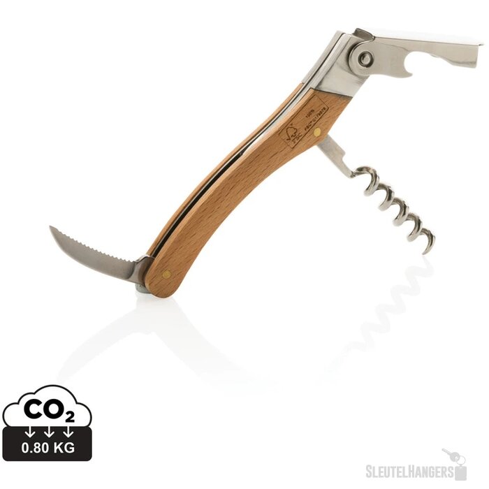 Houten kelnermes Bruin