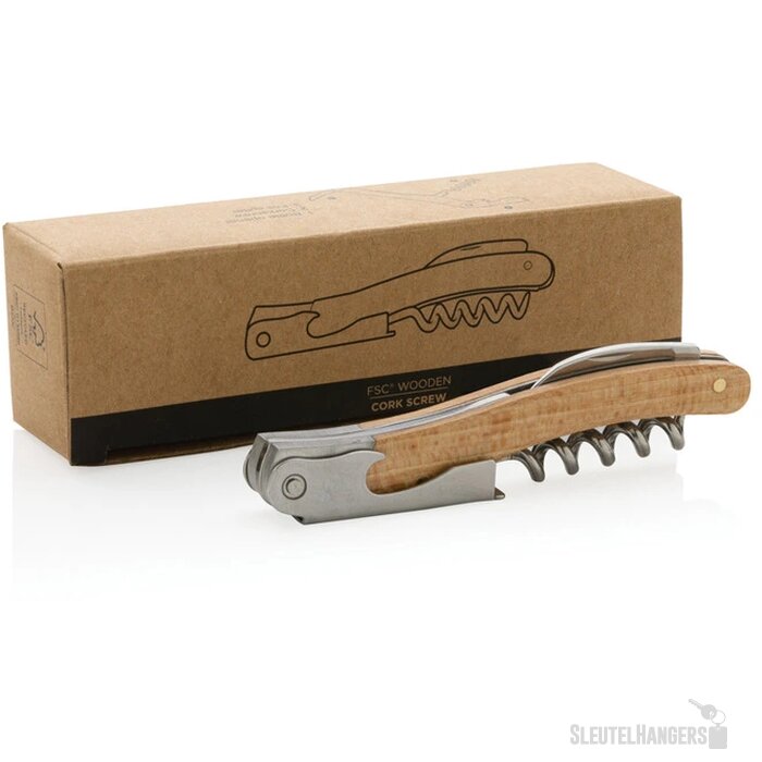 Houten kelnermes Bruin