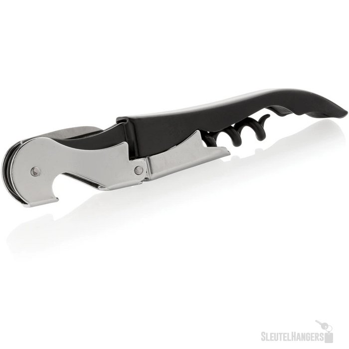 Vino sommelier kurkentrekker Zwart