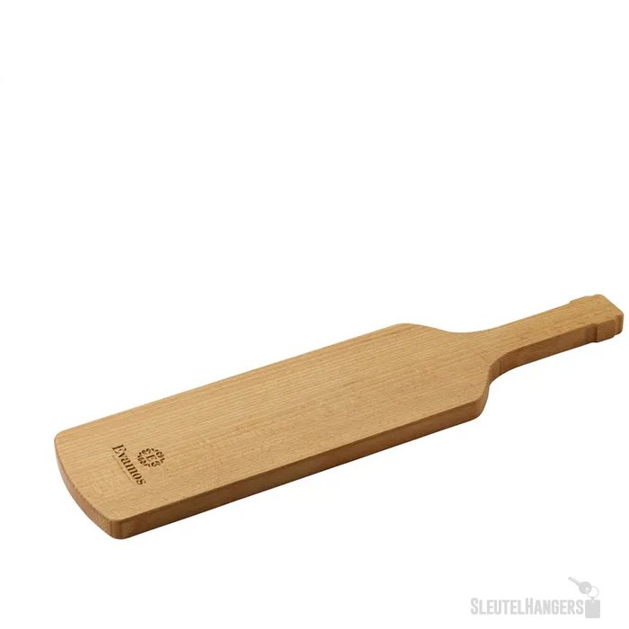 Borrelplank in wijnfles vorm Zwart/Bruin