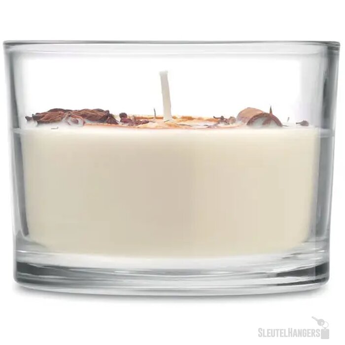 Plantaardig kaars in glas Wit