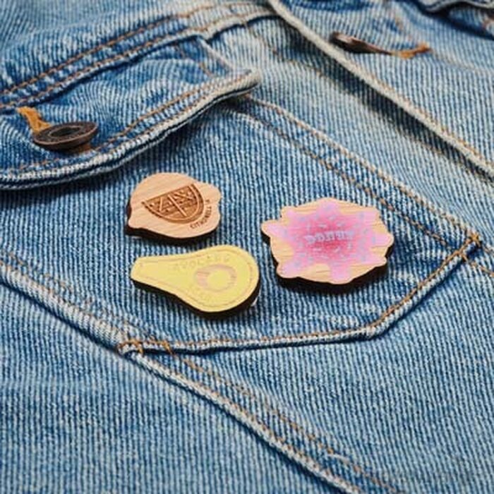 Bamboe pin in eigen vorm