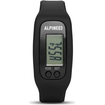 Pedometer armband Bratara zwart