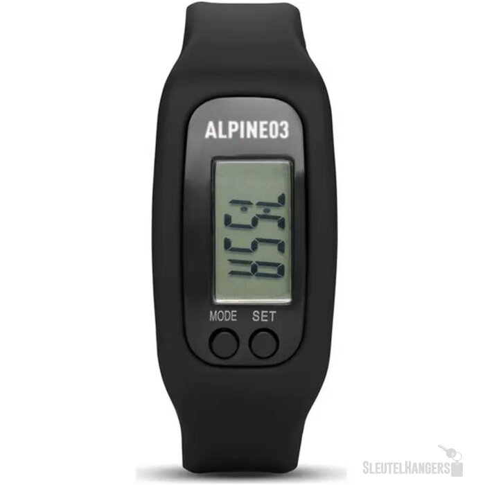 Pedometer armband Bratara zwart