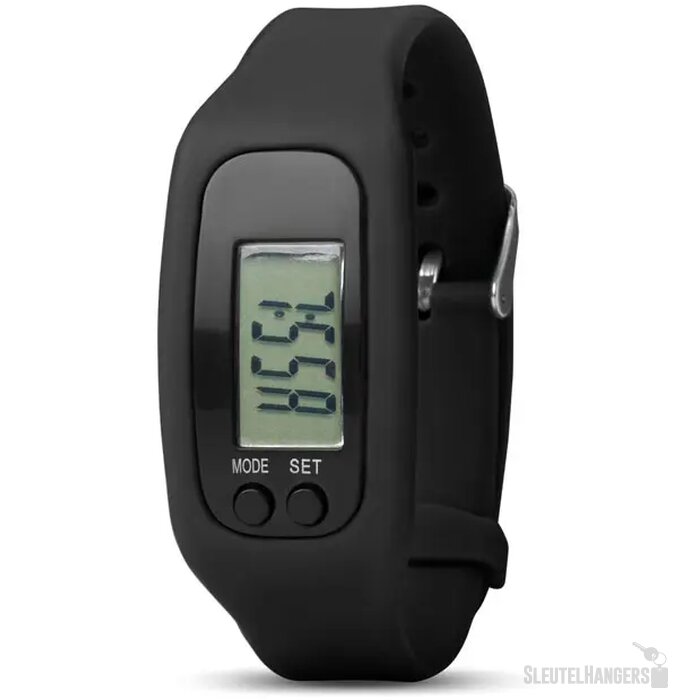 Pedometer armband Bratara zwart