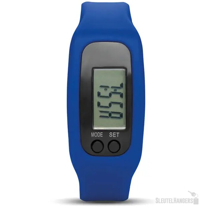 Pedometer armband Bratara royal blauw