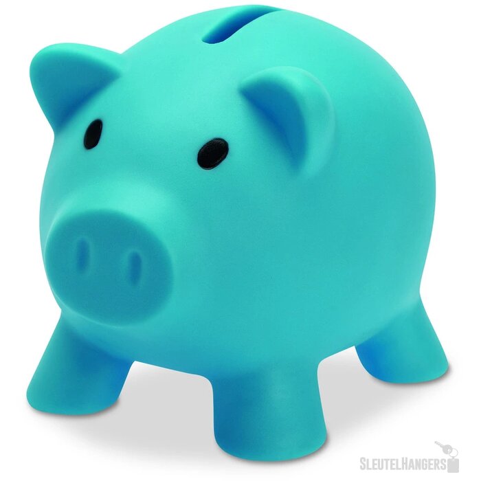 Spaarvarken Softco turquoise