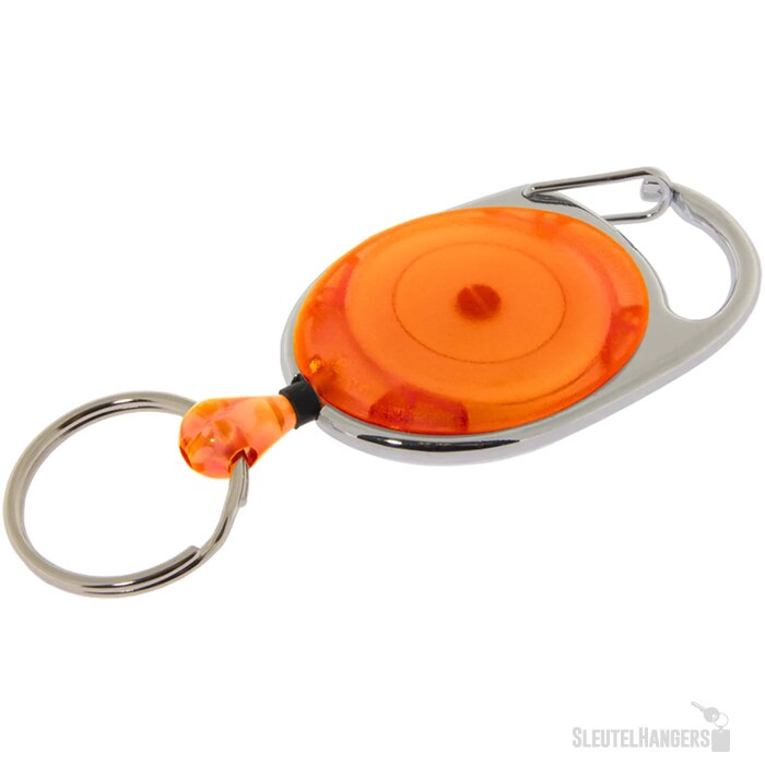 Jojo Reko 220 met sleutelring & nylon koord transparant oranje