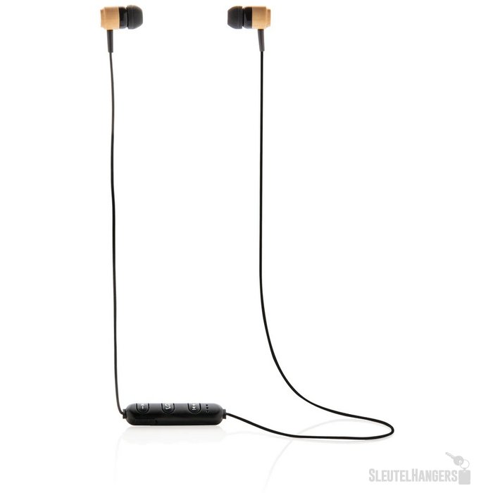 Bamboe draadloze oordoppen Bruin